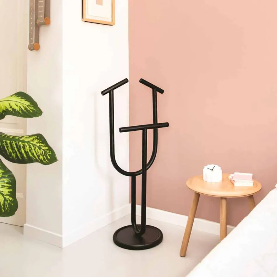 Design Valet Stand em RAL Painted Steel Made in Italy - Arcano Viadurini