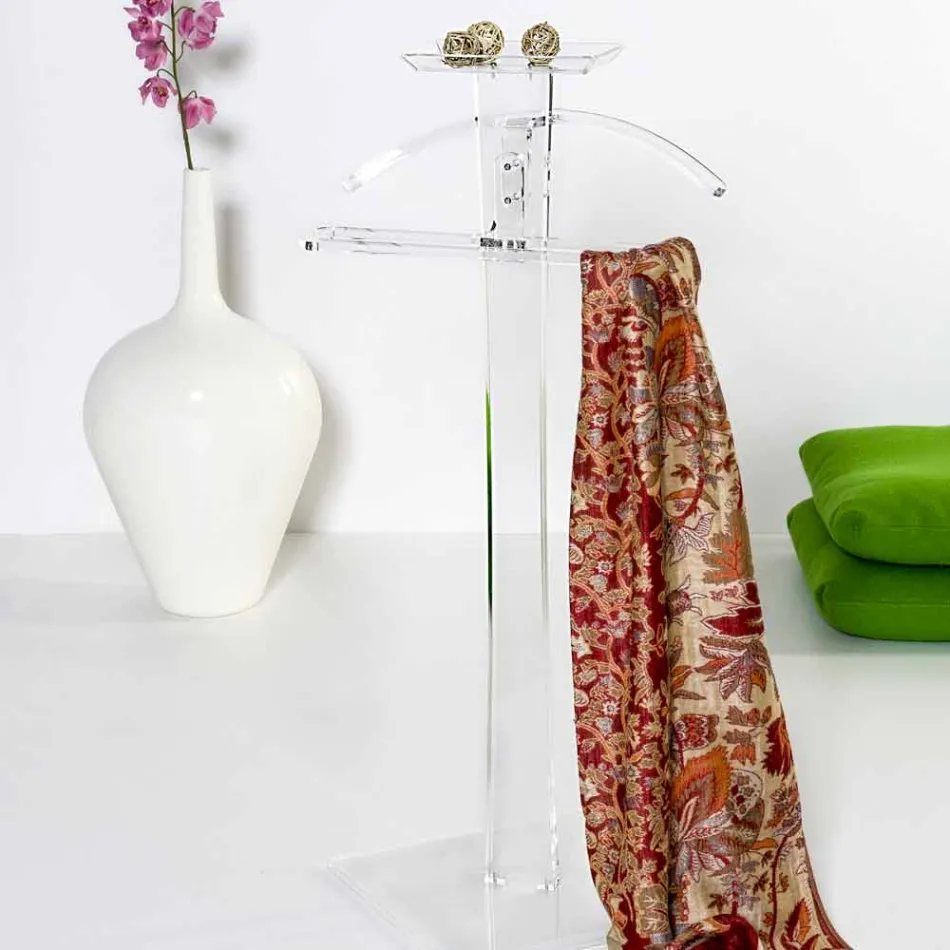 Modern transparente transparente plexiglás servo Benny made in Italy Viadurini