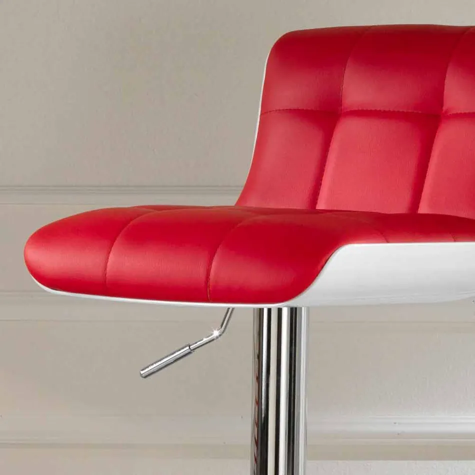 02 de setembro estofados design tamboretes, ajustáveis em altura Ida Viadurini