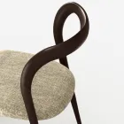Conjunto de 4 elegantes cadeiras de jantar em madeira maciça, fabricadas na Itália - Numa Viadurini