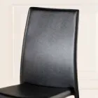 4 de setembro cadeiras modernas Joy imitação de couro, inteiramente coberto Viadurini