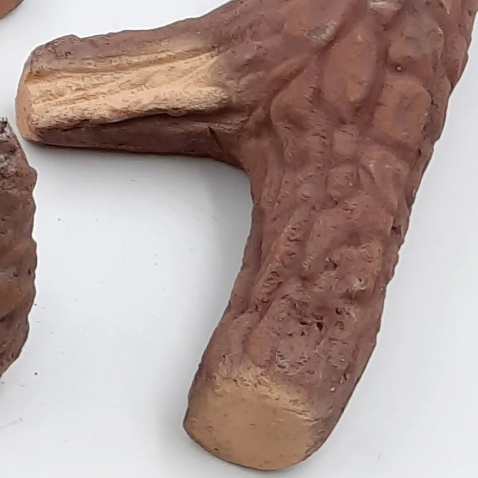 Conjunto de 9 Madeiras em Gesso Ignifugante para Decoração de Biolareira - Rio Viadurini