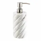 Acessórios de design de banheiro em mármore de Calacatta Monza Viadurini