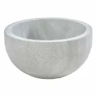 Moderna casa de banho conjunto de acessórios em pedra cinza Montale Viadurini