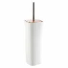 Carsoli moderno conjunto de acessórios de banheiro em cerâmica e madeira Viadurini