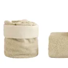 Conjunto de banheiro de 8 peças em tecido turco de algodão puro, tingido em todas as roupas - liso Viadurini