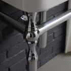 Conjunto de banheiro com lavatório no quadro e espelho na criatividade briccole Viadurini