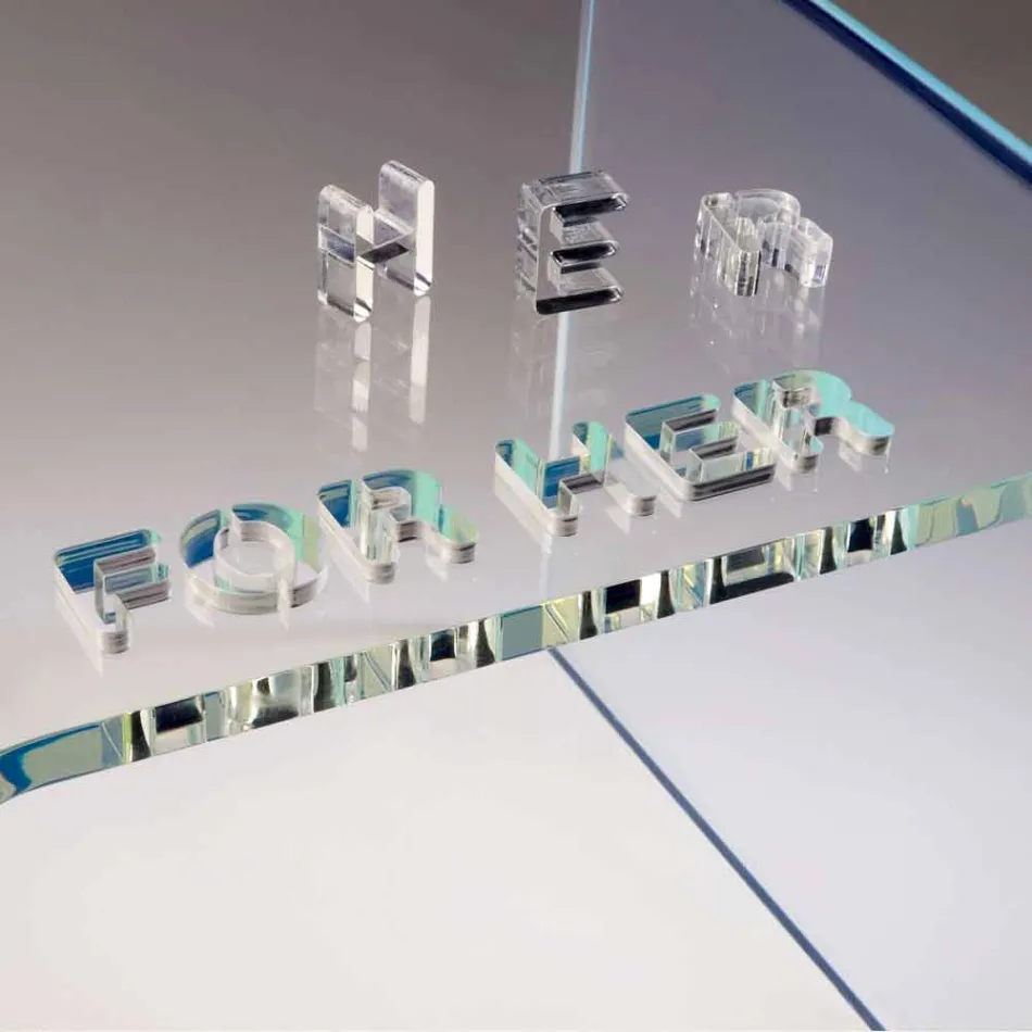 Conjuntos de cabeceira de design moderno em metacrilato fabricados na Itália - Leielui Viadurini