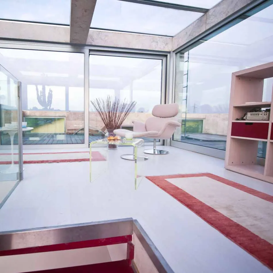 Conjuntos de cabeceira de design moderno em metacrilato fabricados na Itália - Leielui Viadurini