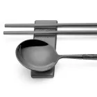 Conjunto Composto por Colher de Fruta, Pauzinhos e Descanso de Talheres com Origami - Osaka Viadurini