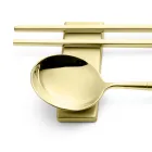 Conjunto Composto por Colher de Fruta, Pauzinhos e Descanso para Talheres - Osaka Viadurini