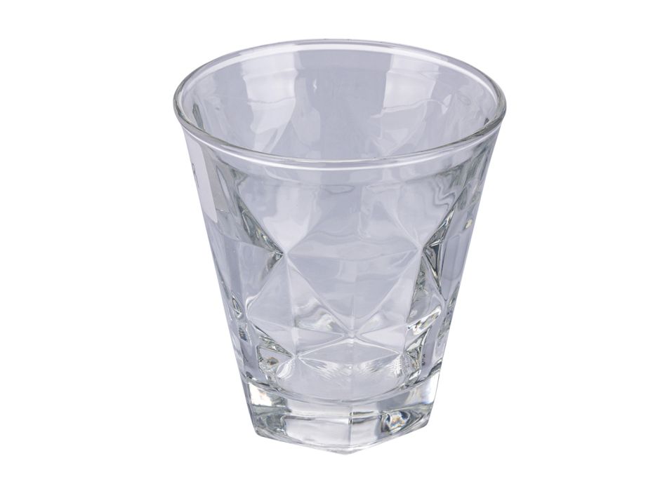 Conjunto de 12 Copos de Água 280 ml em Vidro Artesanal - Copo Viadurini