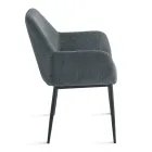 Conjunto de 2 poltronas estofadas em tecido colorido e estrutura de metal - Valeria Viadurini