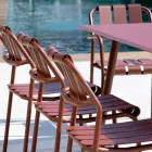 Conjunto de 2 cadeiras de jardim inteiramente em alumínio - Resplandecente Viadurini