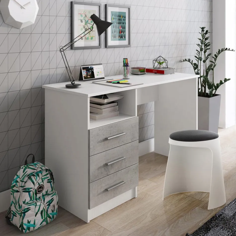 Conjunto de 2 Bancos em Polipropileno e Assento em Tecido - Anchova Viadurini