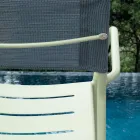 Conjunto de 4 cadeiras de jardim em metal galvanizado e batyline - Prestigio Viadurini