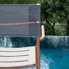 Conjunto de 4 cadeiras de jardim em metal galvanizado e batyline - Prestigio Viadurini