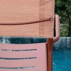 Conjunto de 4 cadeiras de jardim em metal galvanizado e batyline - Prestigio Viadurini