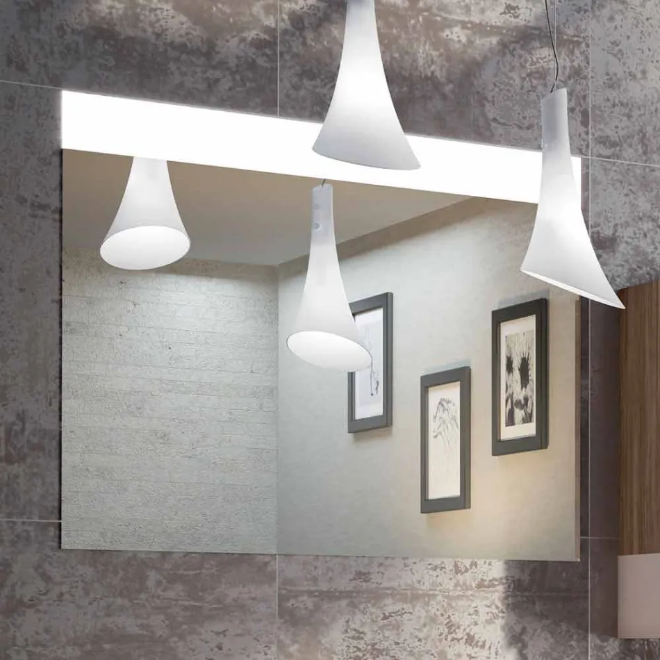 Conjunto de design de suspensão de móveis de banheiro de madeira feito na Itália Cesena Viadurini