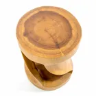 Design moderno conjunto de móveis de casa de banho suspensos em superfície sólida Brusson Viadurini