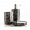 Moderna casa de banho conjunto de acessórios em mármore cinza veado Montafia