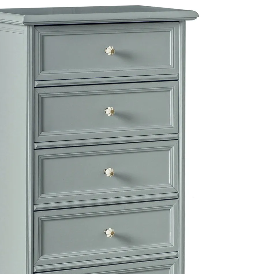 Cômoda em Madeira Maciça de Diferentes Acabamentos Fabricado na Itália - Nortia Viadurini