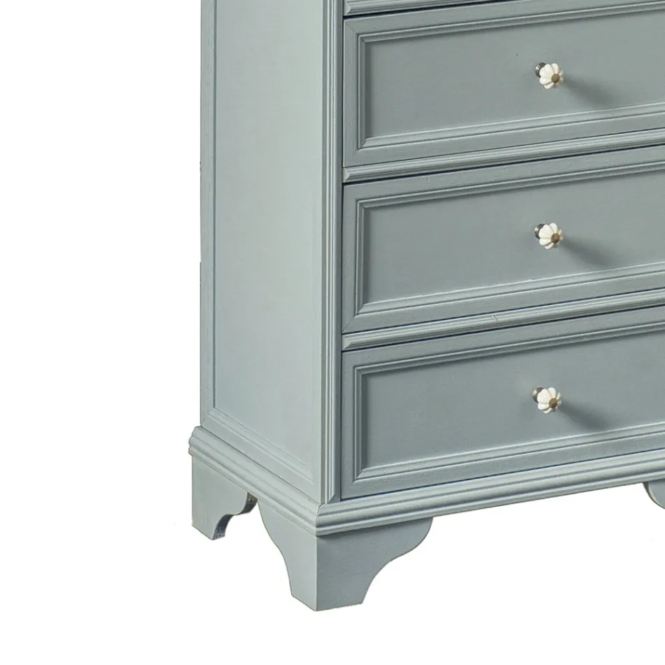 Cômoda em Madeira Maciça de Diferentes Acabamentos Fabricado na Itália - Nortia Viadurini