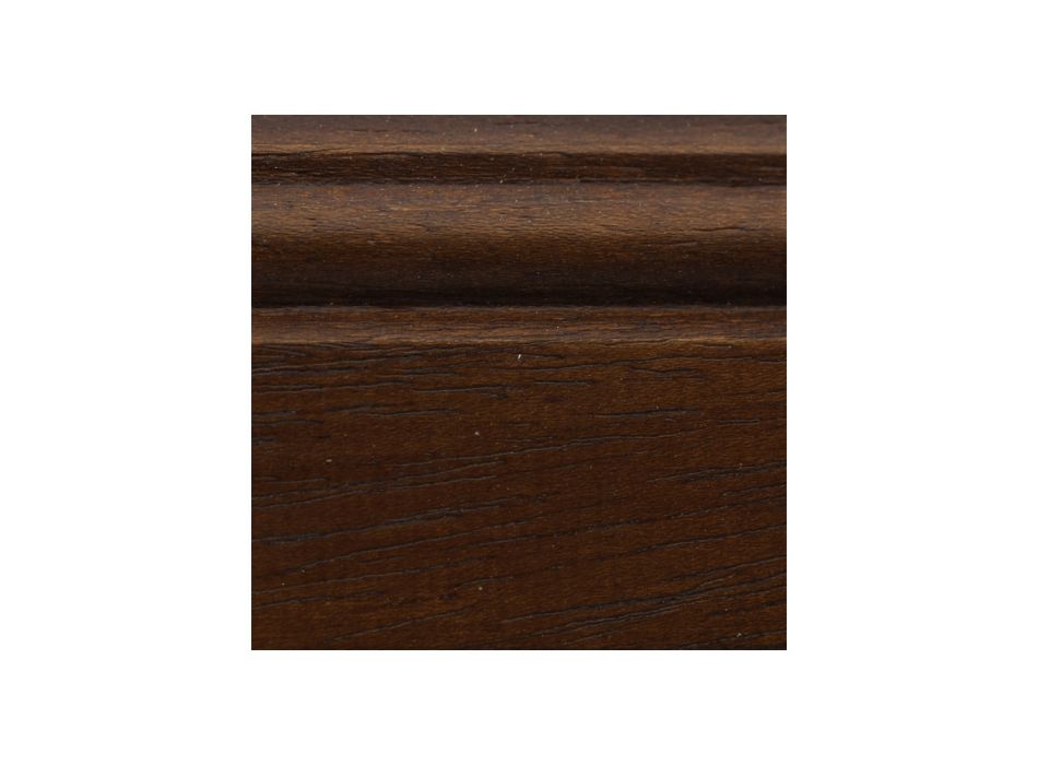 Cômoda em madeira de nogueira patinada fabricada na Itália - Selvans Viadurini