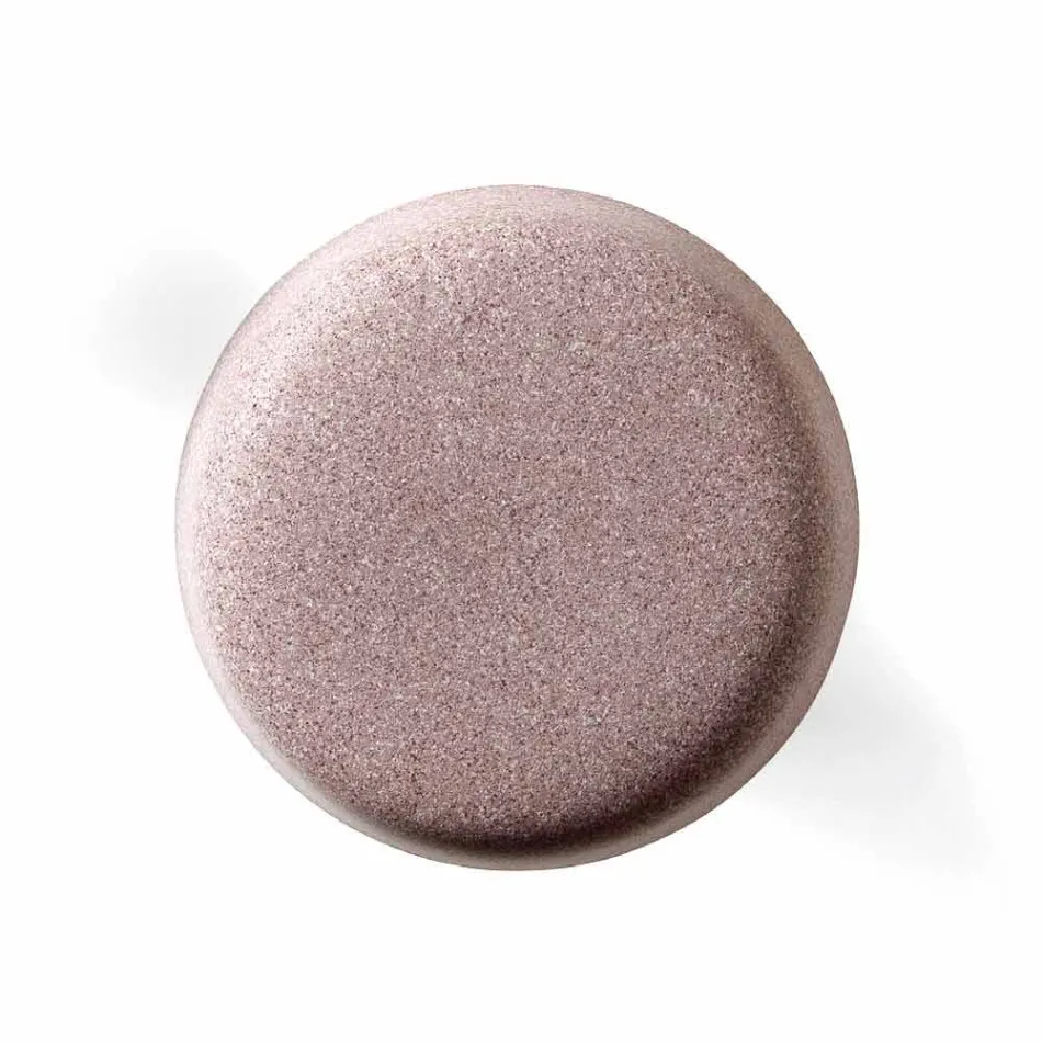 Banqueta alta para jardím em polietileno colorido Made in Italy - Desmond Viadurini