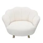 Banquinho alto em ferro dourado com assento forrado em veludo - Annina Viadurini