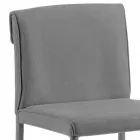 Tamborete de design moderno Amos, feito à mão na Itália Viadurini