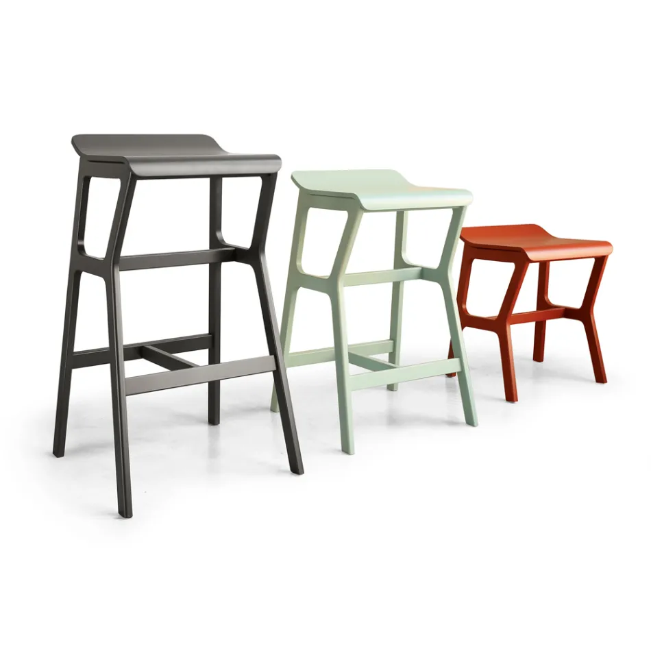 Banqueta com Estrutura em Madeira Maciça de Faia Made in Italy - Regensburg Viadurini