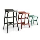 Banqueta com Estrutura em Madeira Maciça de Faia Made in Italy - Regensburg Viadurini