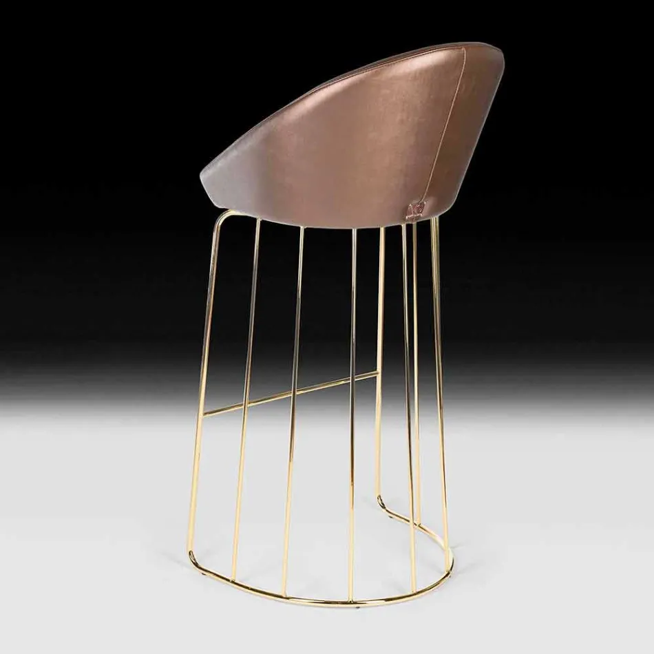 Banqueta moderna 100% Made in Italy Dedo Viadurini