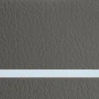 Banqueta de cozinha em couro ecológico e aço cromado Made in Italy - Nirvana Viadurini