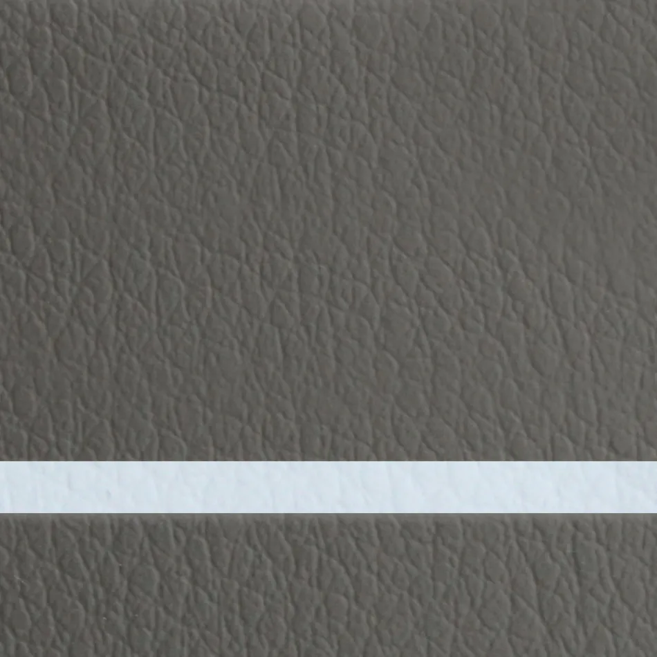 Banqueta de cozinha em couro ecológico e aço cromado Made in Italy - Nirvana Viadurini