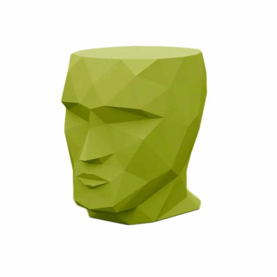 Tamborete exterior em forma de rosto num design moderno de Adan by Vondom Viadurini