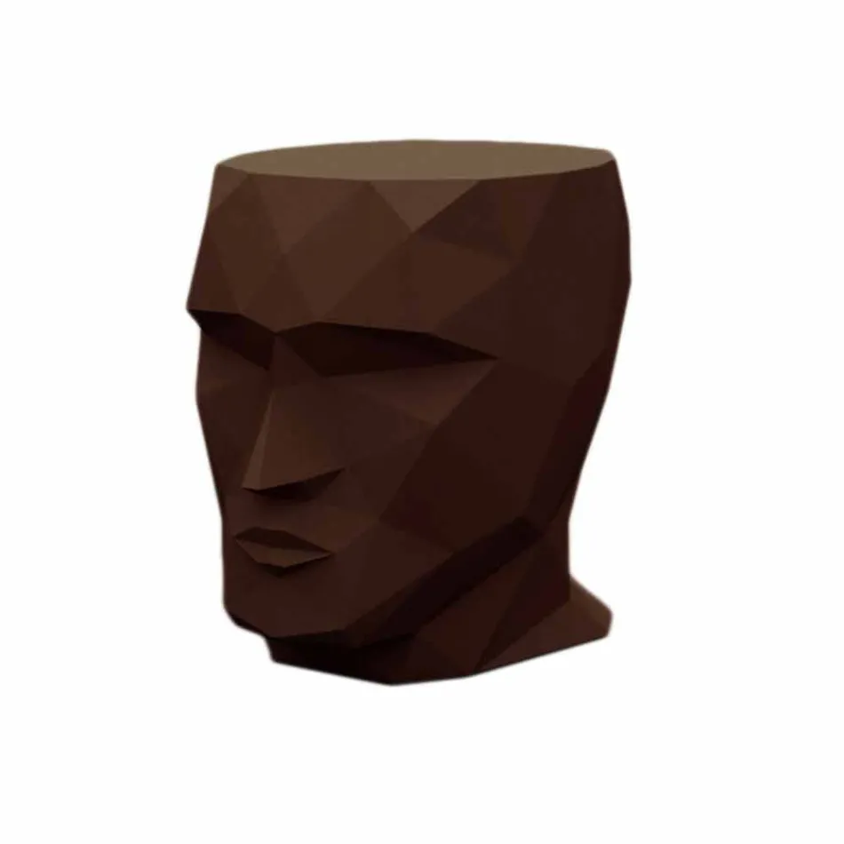 Tamborete exterior em forma de rosto num design moderno de Adan by Vondom Viadurini