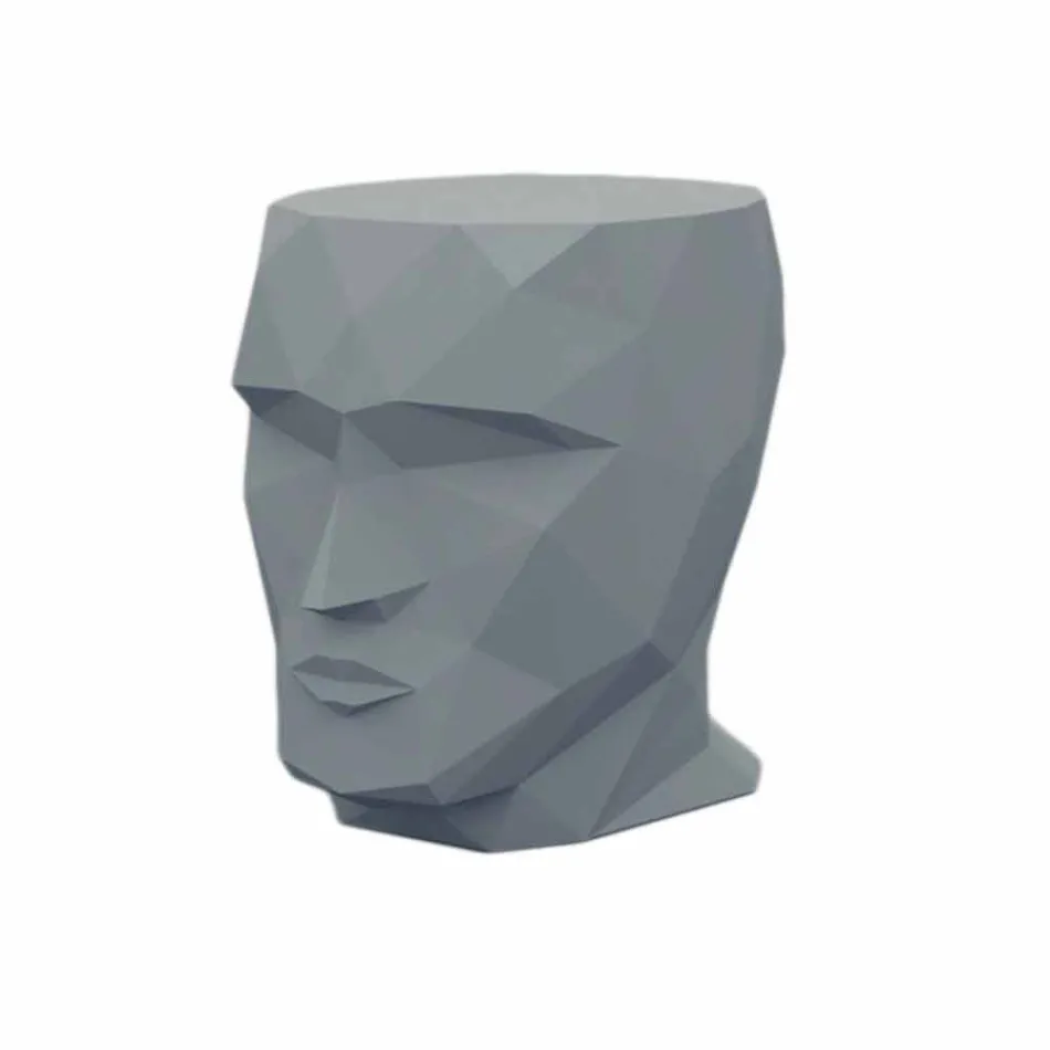 Tamborete exterior em forma de rosto num design moderno de Adan by Vondom Viadurini