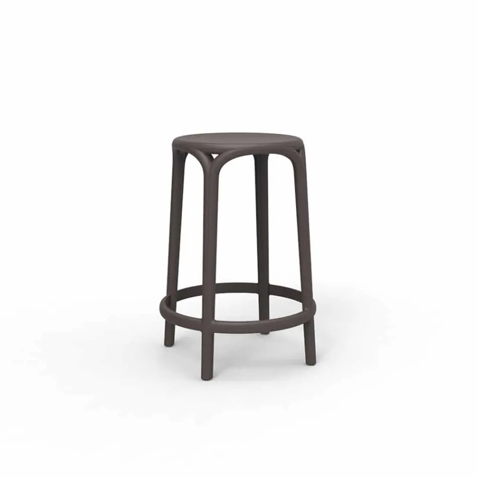 Banqueta para exterior de Brooklyn Vondom H 66 cm, em polipropileno Viadurini