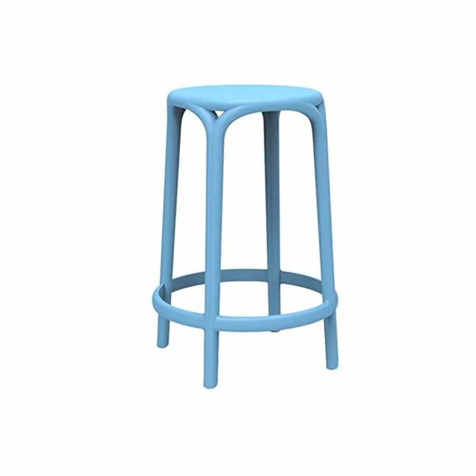 Banqueta para exterior de Brooklyn Vondom H 66 cm, em polipropileno Viadurini