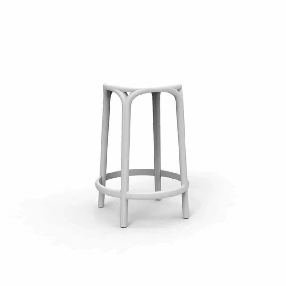 Banqueta para exterior de Brooklyn Vondom H 66 cm, em polipropileno Viadurini