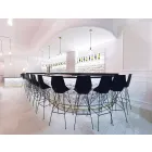 Banqueta exterior Faz de Vondom H 111 cm em polipropileno e aço Viadurini