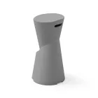 Banqueta Externa em Polietileno 7 Cores Fabricado na Itália - Creme  Viadurini