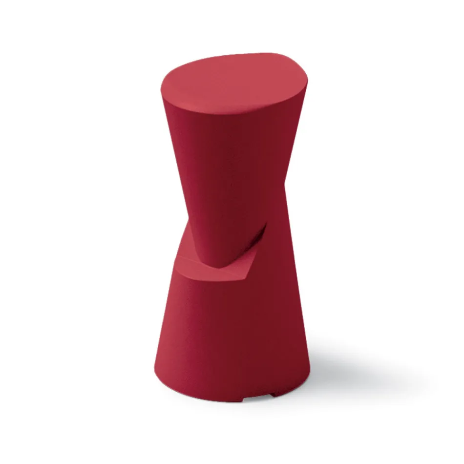 Banqueta de exterior em polietileno 7 cores Made in Italy - Creme Viadurini