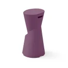 Banqueta Externa em Polietileno 7 Cores Fabricado na Itália - Creme  Viadurini