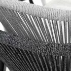 Tamborete de jardim empilhável de alumínio e tecido técnico - Smart por Varaschin Viadurini