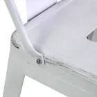 Banco de ferro para interior e exterior Altura 94 cm - Artigos de papelaria Viadurini