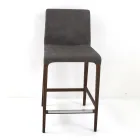 Banco interno em madeira de freixo e couro sintético feito na Itália - Floki Viadurini