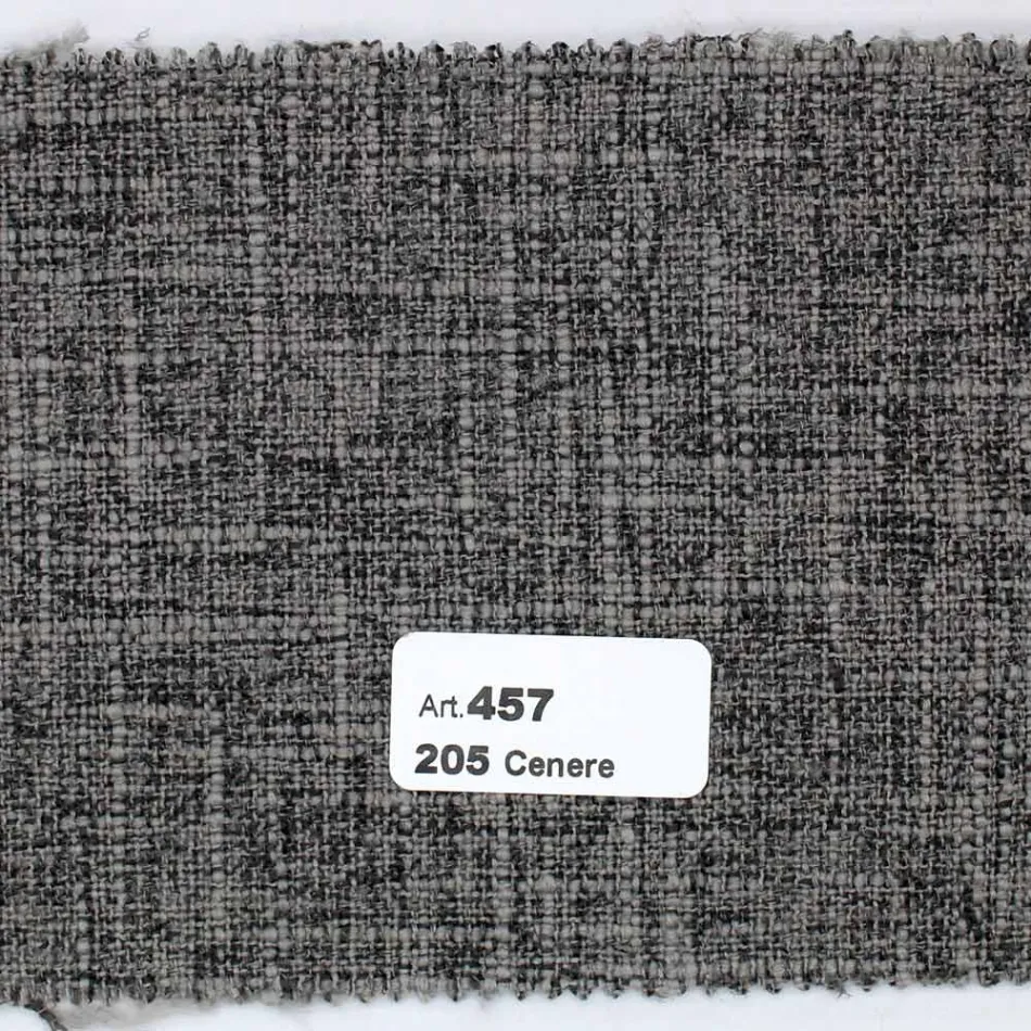 Banqueta de sala com encosto baixo fabricado na Itália - Orietta Viadurini